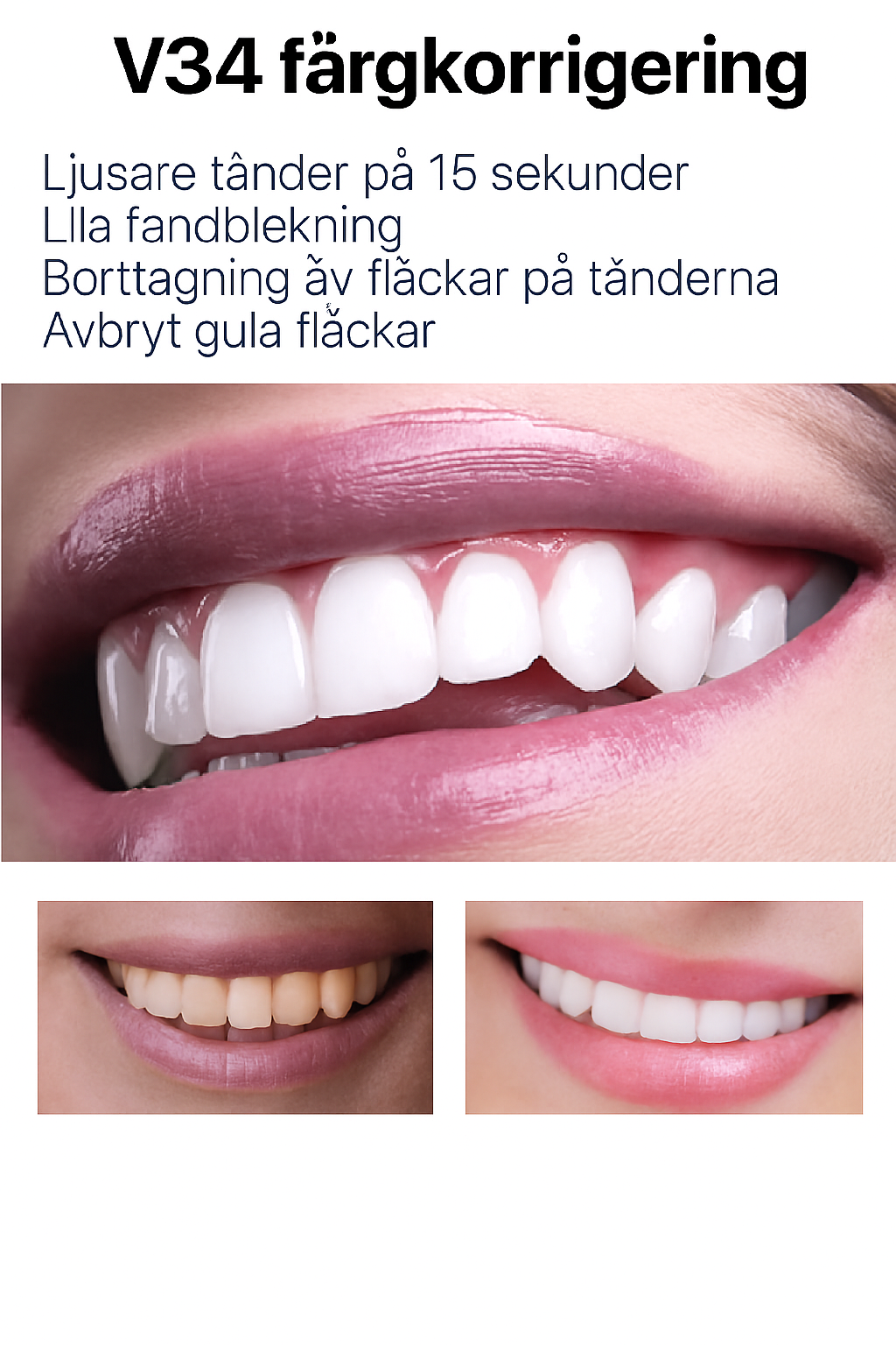 Rökfläcksborttagande tandmousse