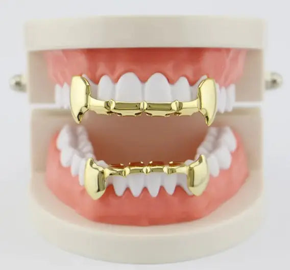 Grillz med utstående framtänder – trendig accessoar för ett unikt leende