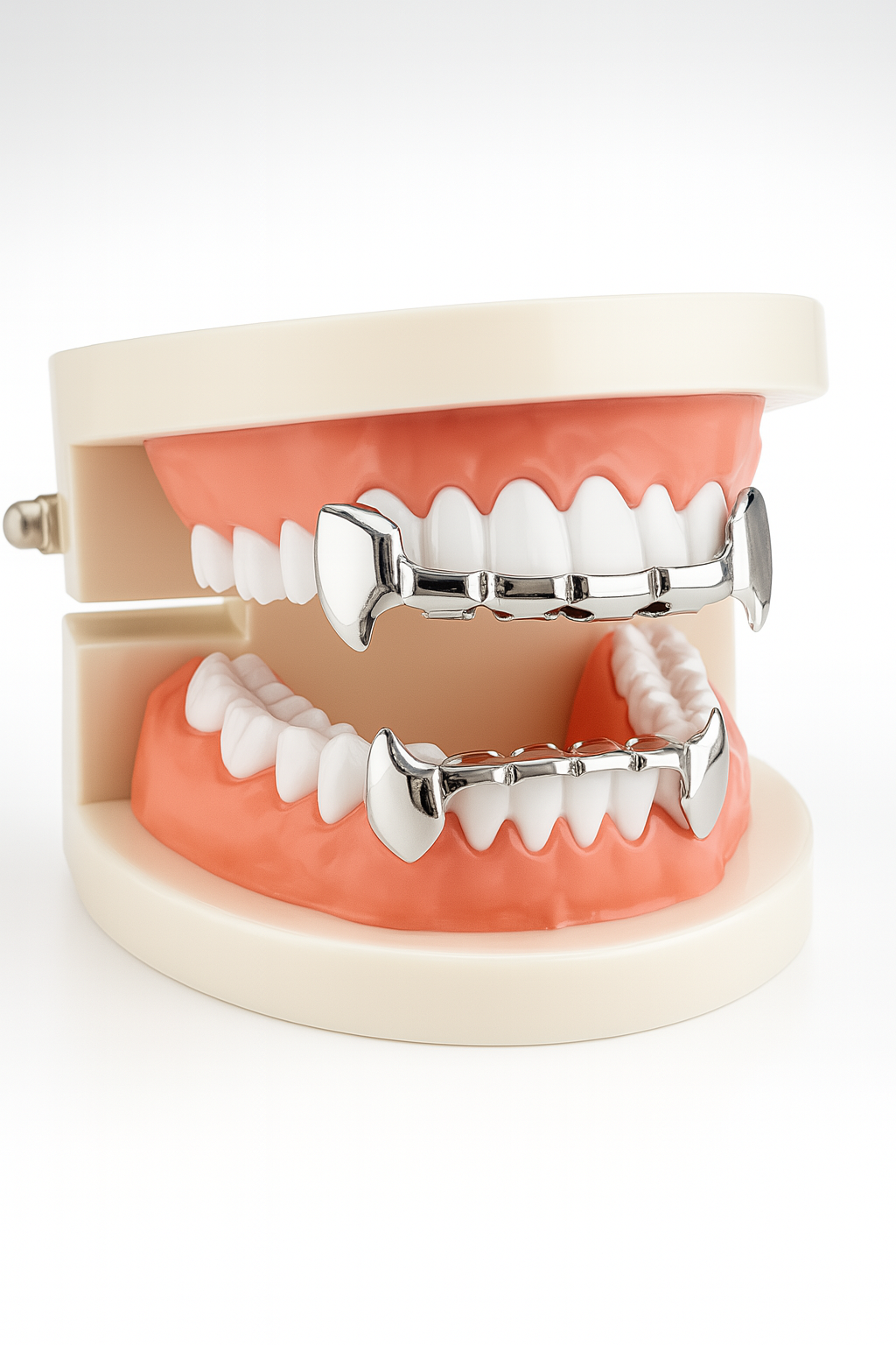 Grillz med utstående framtänder – trendig accessoar för ett unikt leende